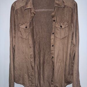 Love Tree Tan Collared Shirt